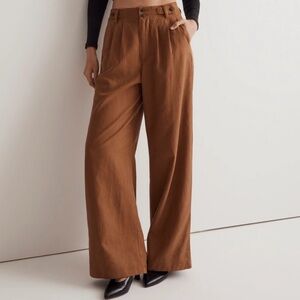 Madewell Chestnut Wide-Leg Women's Pants